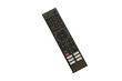 © retbool - TV remote control on a white background,means of remote control with modern technology