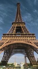 Wall Mural - hyper lapse Eiffel tower Paris. France