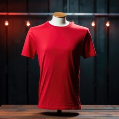 Wall Mural - Mannequin wearing a blank tshirt for mockup