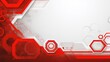 General ppt background image red and white graphic  