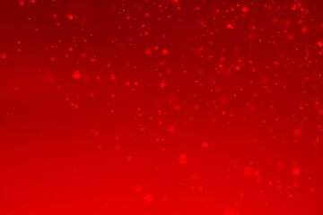 red glitter vintage lights background. red bokeh shiny on dark background.