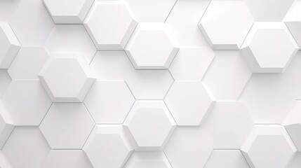 Abstract paper Hexagon white Background technology