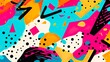 Vibrant Pop Art Abstraction for Bold Design pattern splash wallpaper