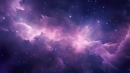 Wall Mural - glow purple dust particles glitter sparks abstract background for celebration with light beam and sh