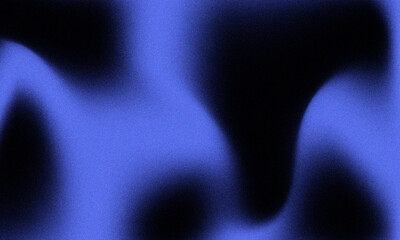 Fototapete - 3d Black and Blue Gradient Color Motion with noise grain texture. Abstract art. Perfect for backgrounds, presentations, banners, prints, artworks, posters. 