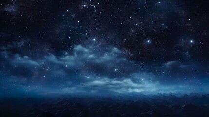 Wall Mural - cosmos galaxy scenery the night sky with gold foil constellations stars and clouds abstract