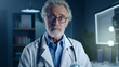 © BB_Stock - Elderly male doctor looking ahead on the background of a medical office