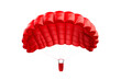 Parachute Isolated White on a transparent background