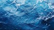 Blue ripple sea water texture or background