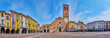 Landmarks of  Piazza della Vittoria, Lodi, Italy