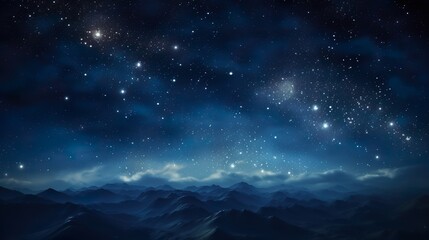 Wall Mural - cosmos galaxy scenery the night sky with gold foil constellations stars and clouds abstract