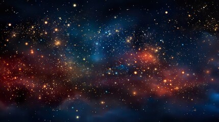 Wall Mural - cosmos galaxy scenery the night sky with gold foil constellations stars and clouds abstract