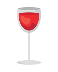 Poster - wine glass design