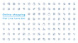 © Artex - Big Set of Shopping icons. E-commerce icon collection. Online shopping thin line icons