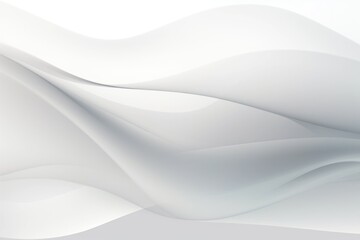 Poster - White grey curve waves flowing abstract background looping animation