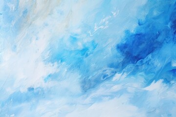 Poster - Abstract background of bright blue and white mixed with various tones.
