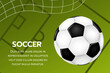 © Viktoriia - Football cup, soccer banner template. Football banner, Sport layout design, green Theme, vector illustration EPS10