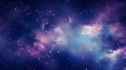 Wall Mural - universe of neon colors. colorful universe with colors merging. stars, nebulae, star dust, smoke... 