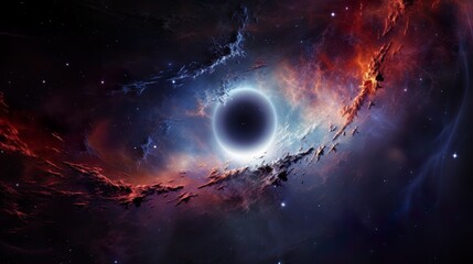 Wall Mural - universe of neon colors. colorful universe with colors merging. stars, nebulae, star dust, smoke... 