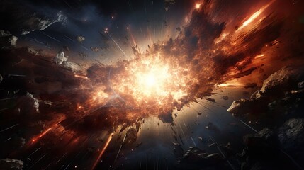 Wall Mural - universe supernovca. colorful universe with colors merging. stars, nebulae, star dust, smoke... crea