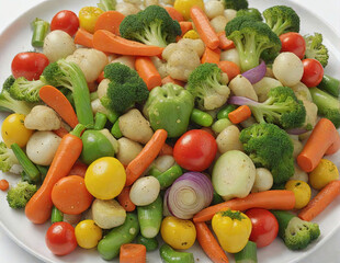  Mixed vegetables dish