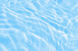 © Kwangmoozaa - Abstract transparent water shadow surface texture natural ripple on blue background