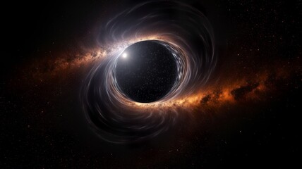 Wall Mural - a nice astronomical shot of a black hole