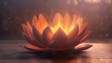 Water Lily In The Pond  A Fire Lotus That Radiates Warmth And   Expresses Gratitude 