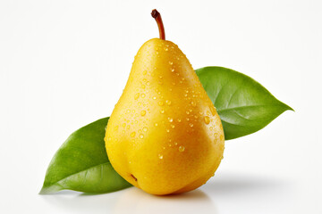 pear with leaf