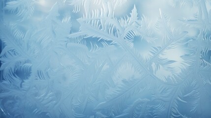 Naklejka na meble Beautiful elegant frosty patterns background, from side to center