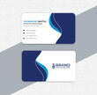 © graphicverry - Blue color business card design