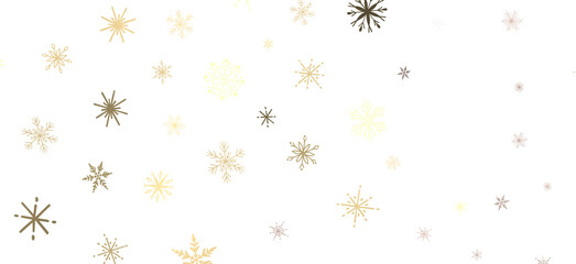 Wall Mural - Frosty Snowfall: Mesmeric 3D Illustration Depicting Descending Holiday Snowflakes