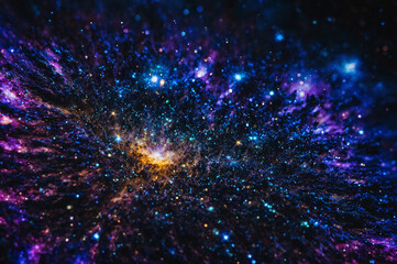 Wall Mural - Nebula Abstract background