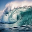 © AzherJawed - Tranquil Ocean Horizons: Waves and Wind Currents Create Fluid Motion in Natural Beauty