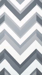 Wall Mural - A pattern of grey and white chevron stripes running diagonally