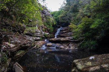 Canvas Print - beautiful view of oxford falls after rain, sydney, australia.