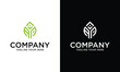 Letter AP Leaf Logo Design Template Element industrial and green business
