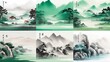 Special features traditional chinese painting original view Ai generated art