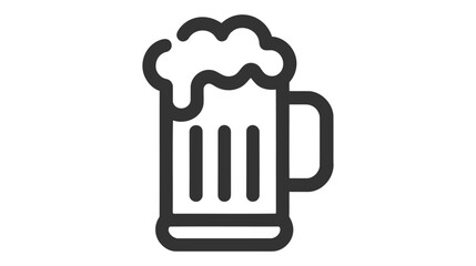 Wall Mural - Beer Icon Isolated Beer Symbol Vector Design Illustration Eps 10