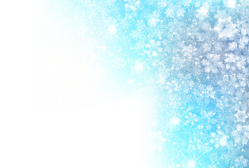 Wall Mural - クリスマス　雪　冬　風景　背景