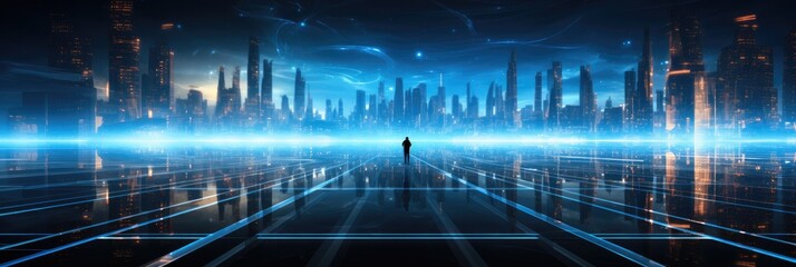 Leinwandbilder - Information technology. Banner.