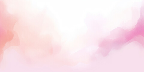 Wall Mural - pink and white abstract background, colorful minimal background, generative ai