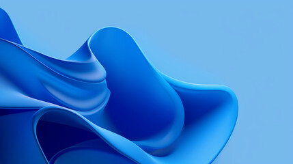 Wall Mural - beautiful blue abstract background, blue wallpaper, generative ai