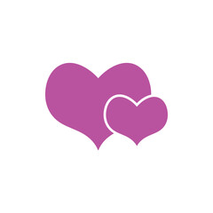 Poster - heart logo icon