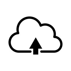 Poster - Upload Sign icon vector design illustrator on transparent background