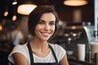 © drimerz - portrait of a woman barista in a cafe
