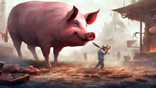 Riesiges Schwein Geht Zum Schlachten
Energiewende. Sparte: Lebensmittelproduktion