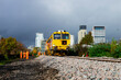 © mikitiger - construction of a new railway in UK in autumn