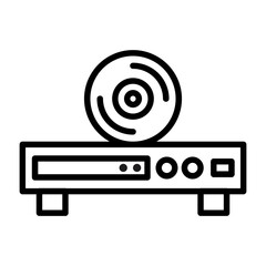 Poster - Dvd Player Icon