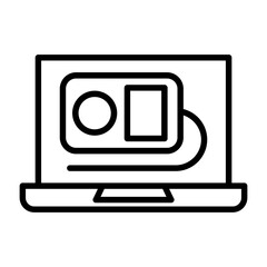 Poster - Laptop Icon